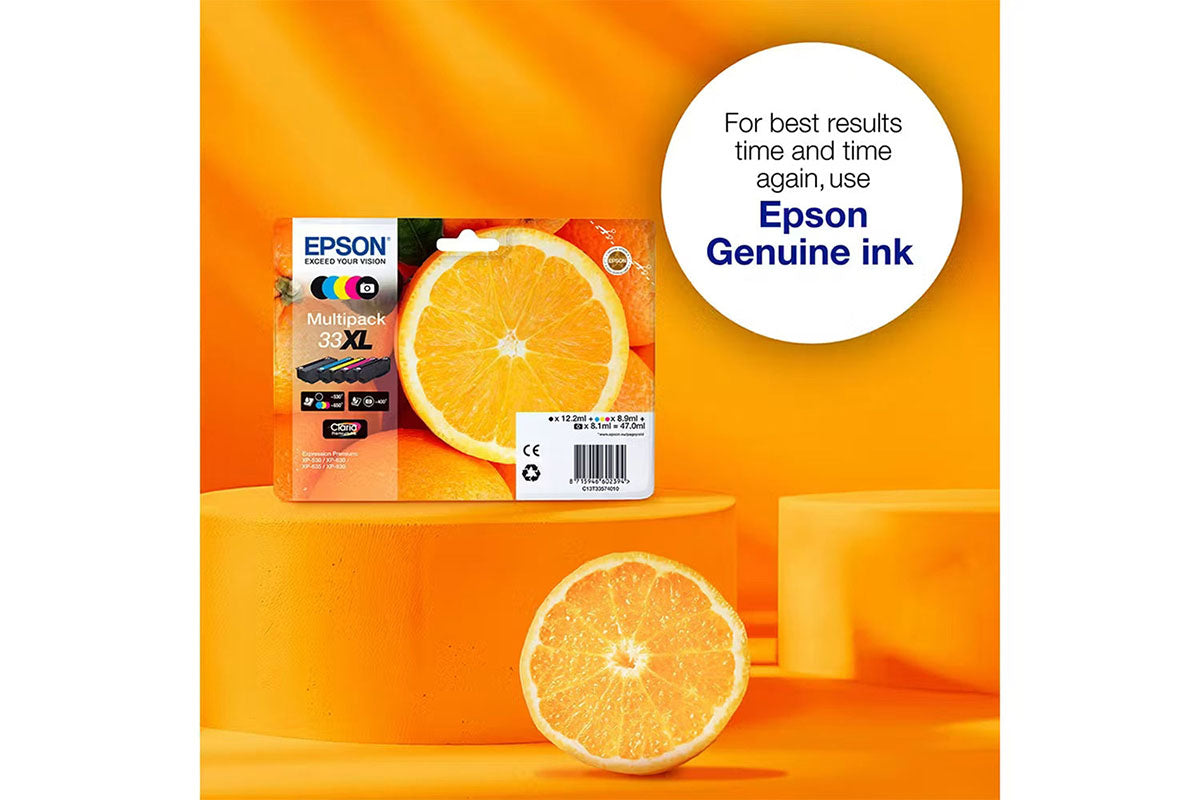 Epson 33 Oranges Claria Premium Ink Cartridge | Multipack | 5 Colours-6