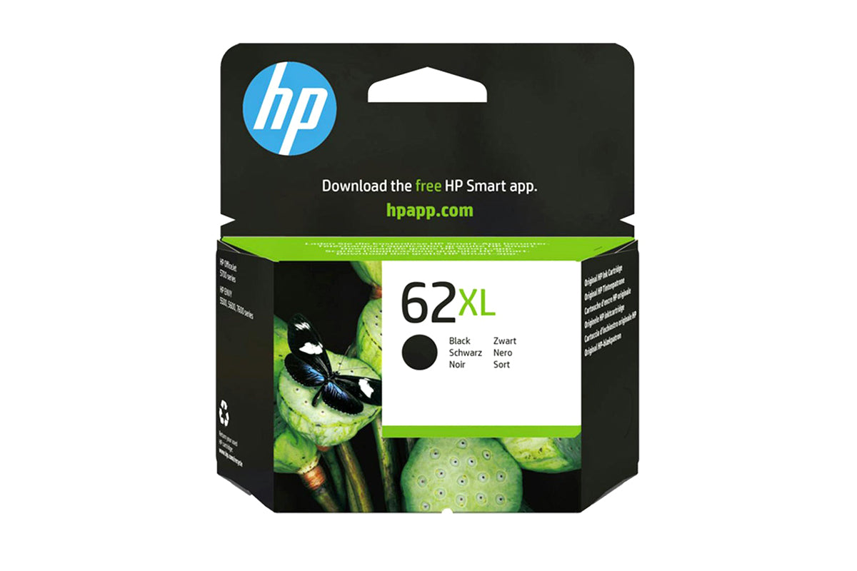 HP 62XL High Yield Original Ink Cartridge | Black