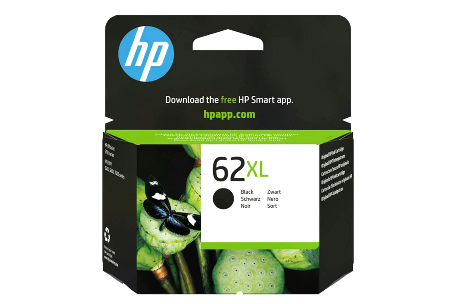 HP 62XL High Yield Original Ink Cartridge | Black