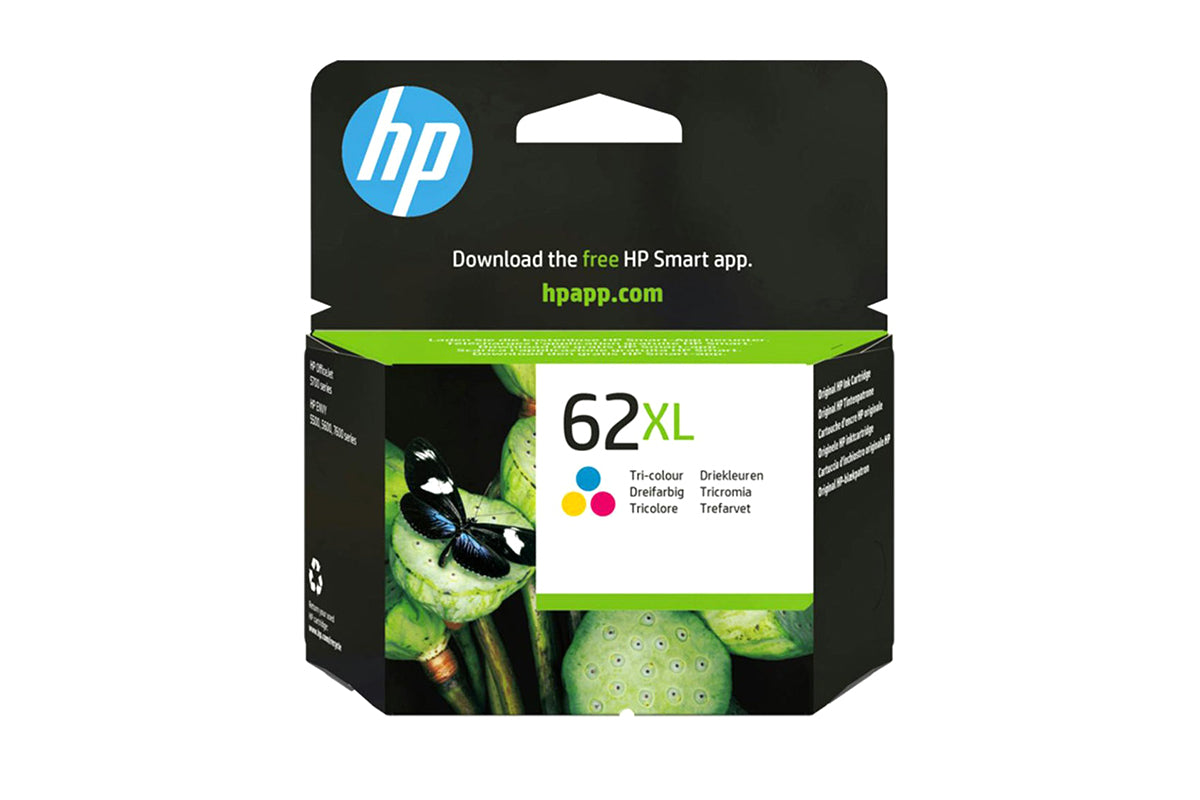 HP 62XL High Yield Original Ink Cartridge | Tri-colour