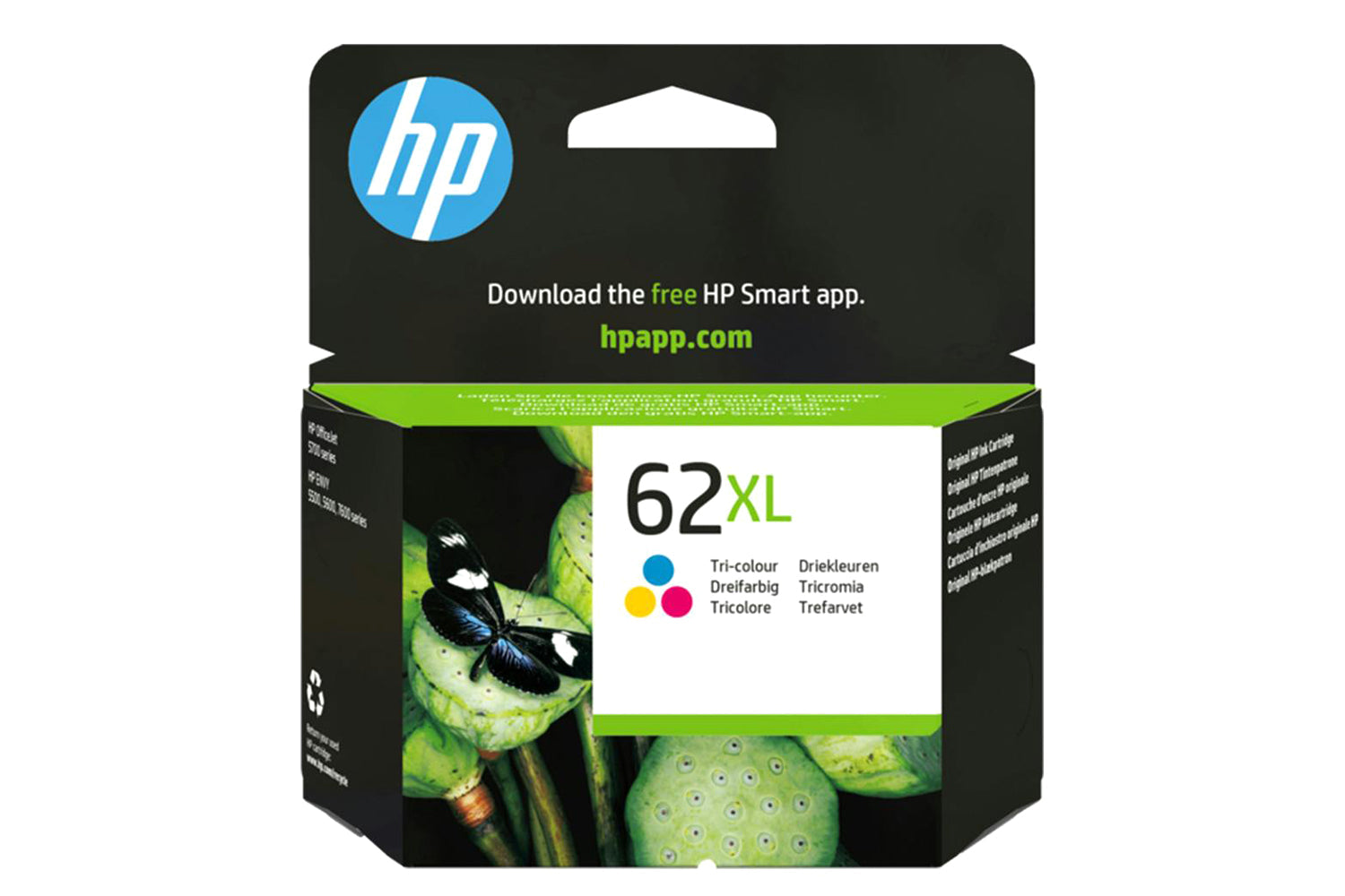 HP 62XL High Yield Original Ink Cartridge | Tri-colour