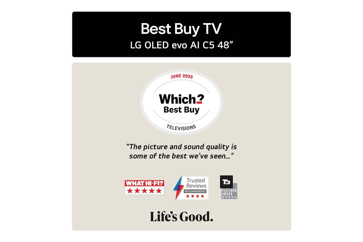 LG 48" OLED Evo AI C54 4K Smart TV | OLED48C54LA.AEK-3