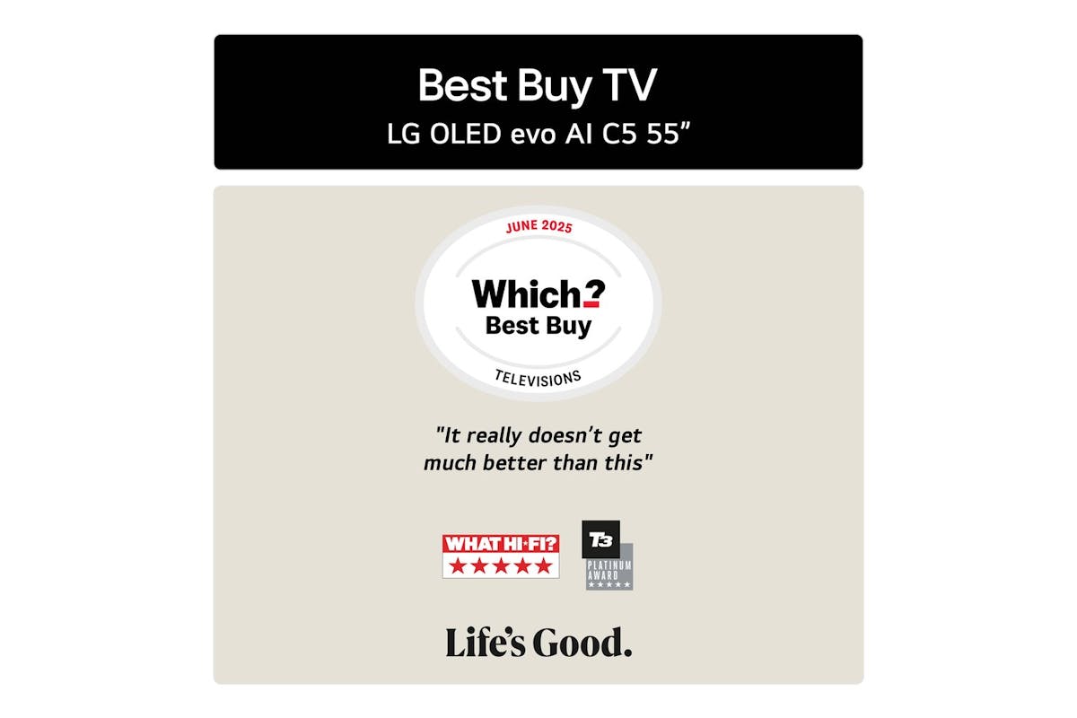 LG 55" OLED Evo AI C5 4K Smart TV | OLED55C54LA.AEK-3
