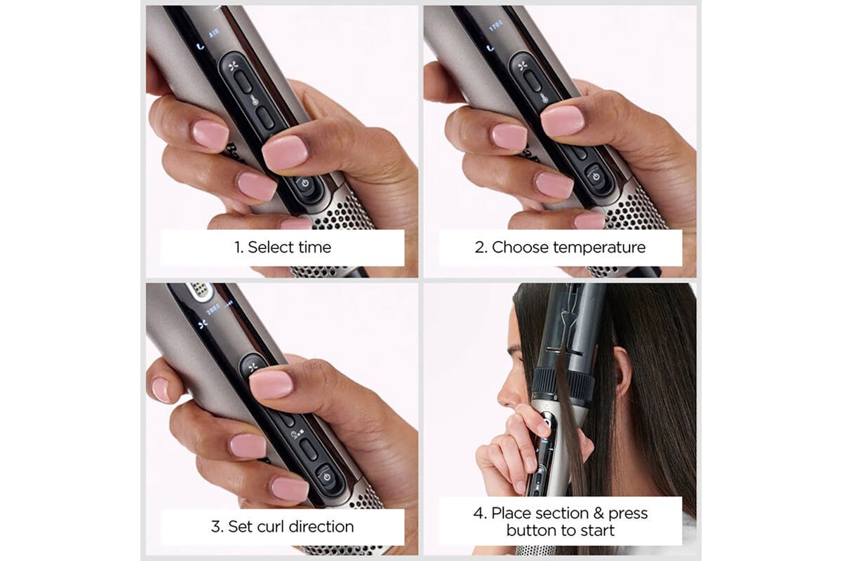 BaByliss Style Secret Air Automatic Rotating Curler and Waver | C6688E-4