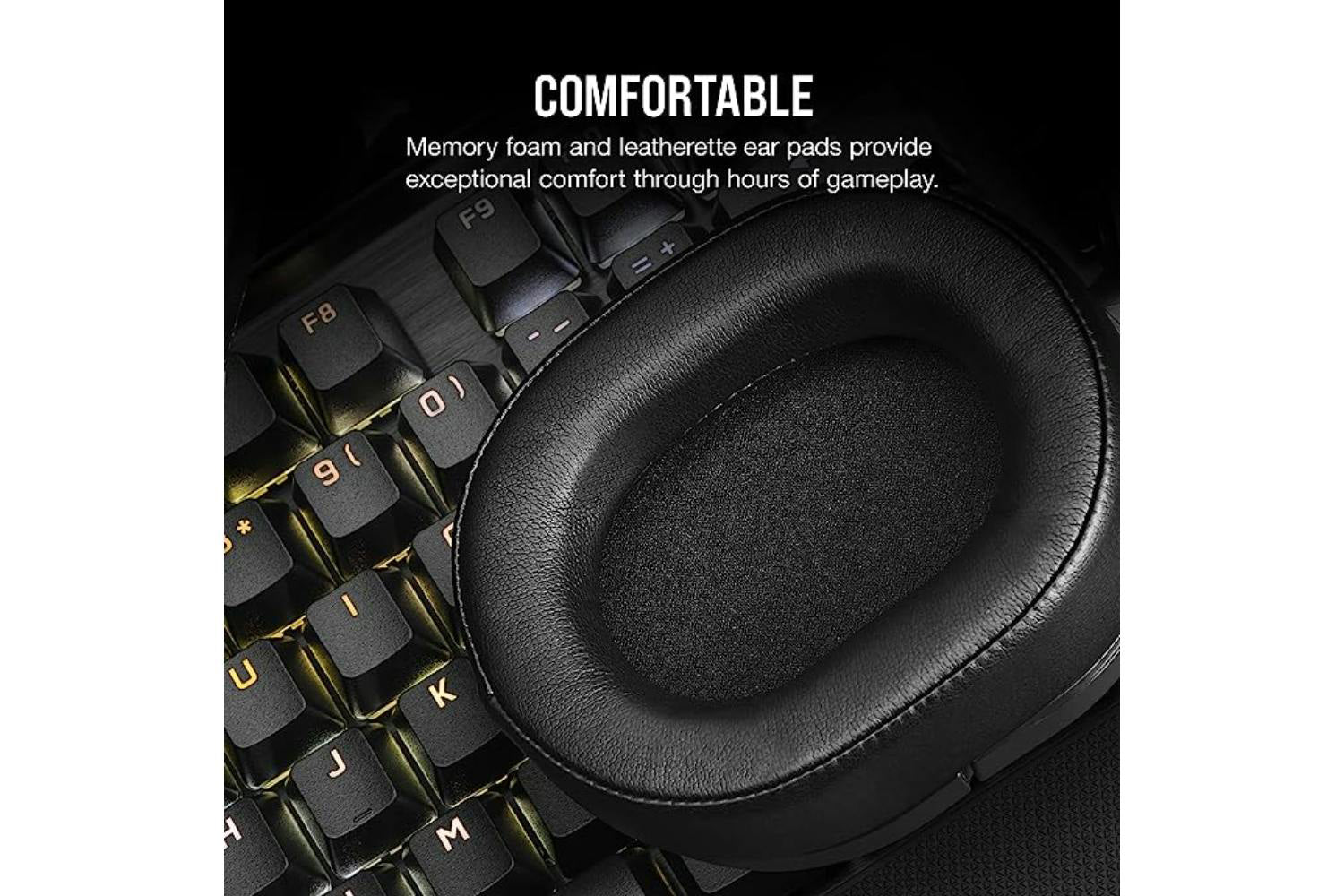 Corsair HS55 Stereo Wired Gaming Headset | Carbon-5