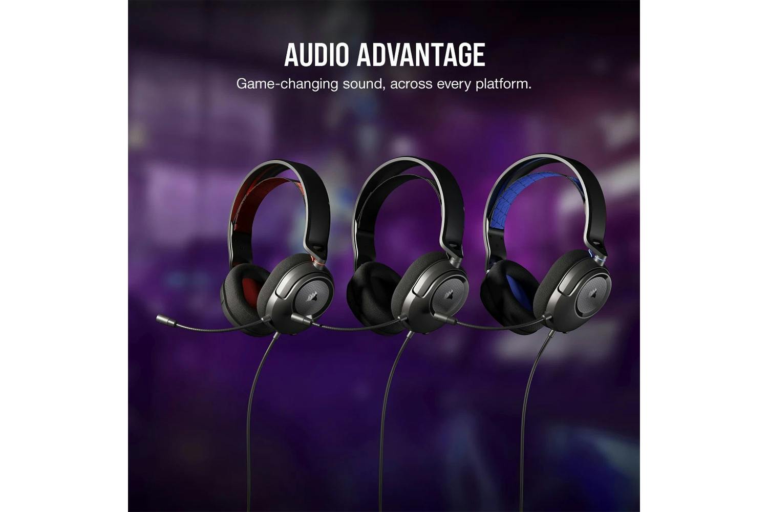 Corsair HS35 v2 Multiplatform Gaming Headset | Carbon-2