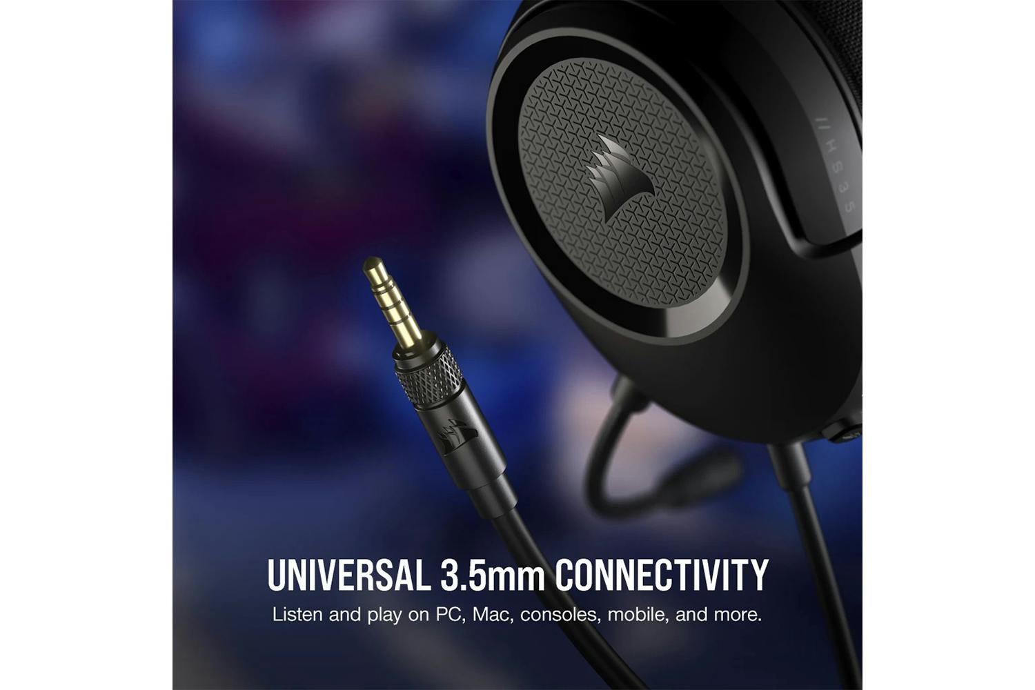 Corsair HS35 v2 Multiplatform Gaming Headset | Carbon-3