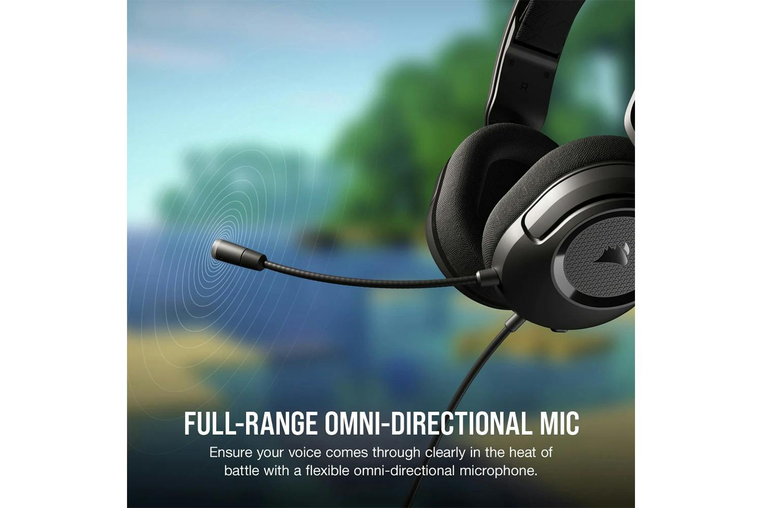 Corsair HS35 v2 Multiplatform Gaming Headset | Carbon-5