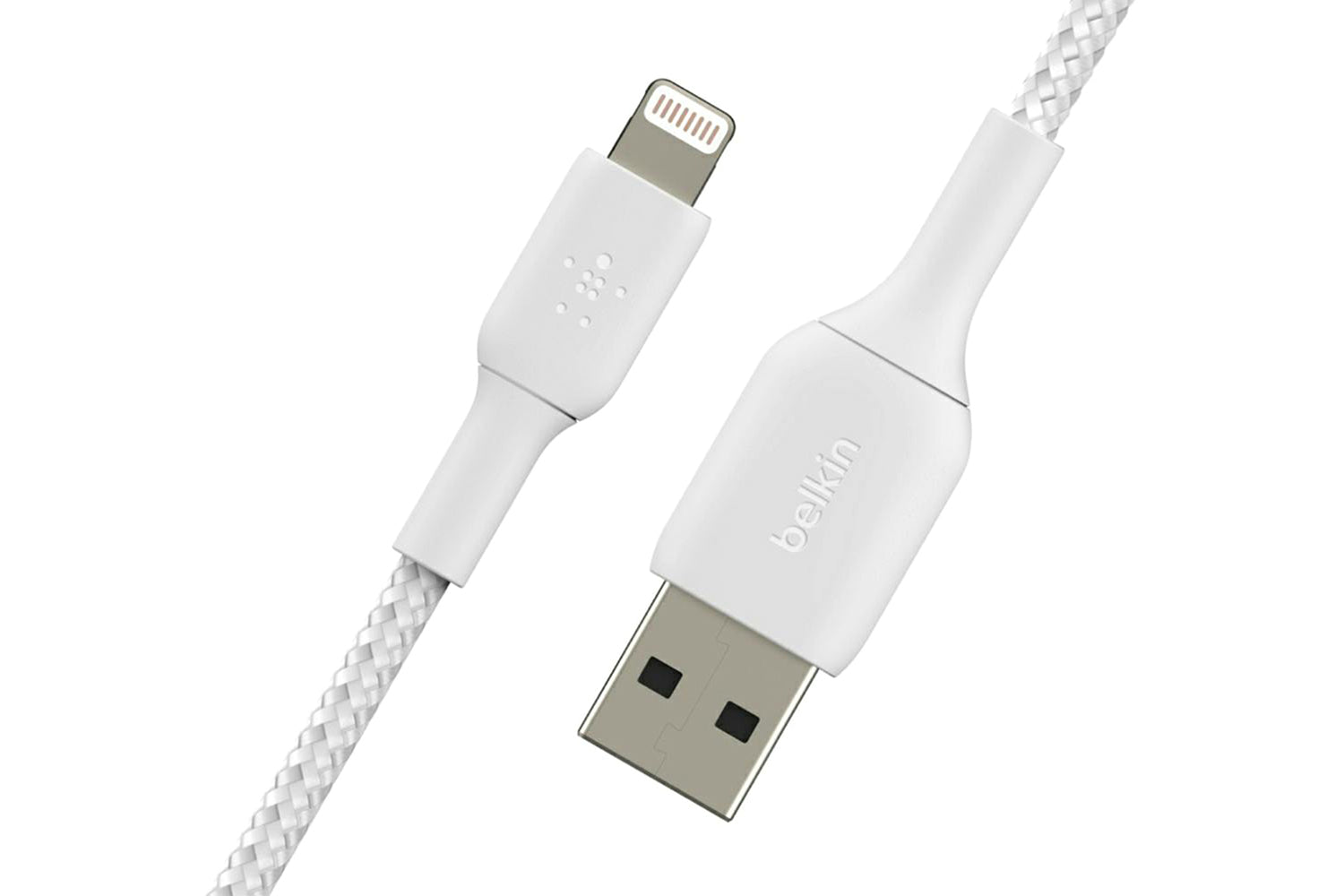 Belkin Boost Charge Braided Lightning to USB-A Cable | 1m | White-4