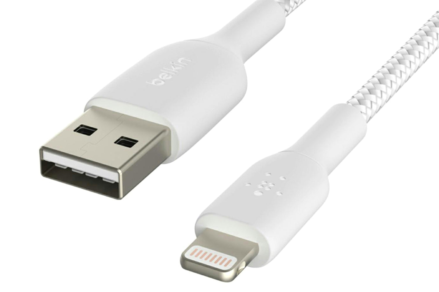 Belkin Boost Charge Braided Lightning to USB-A Cable | 1m | White-5