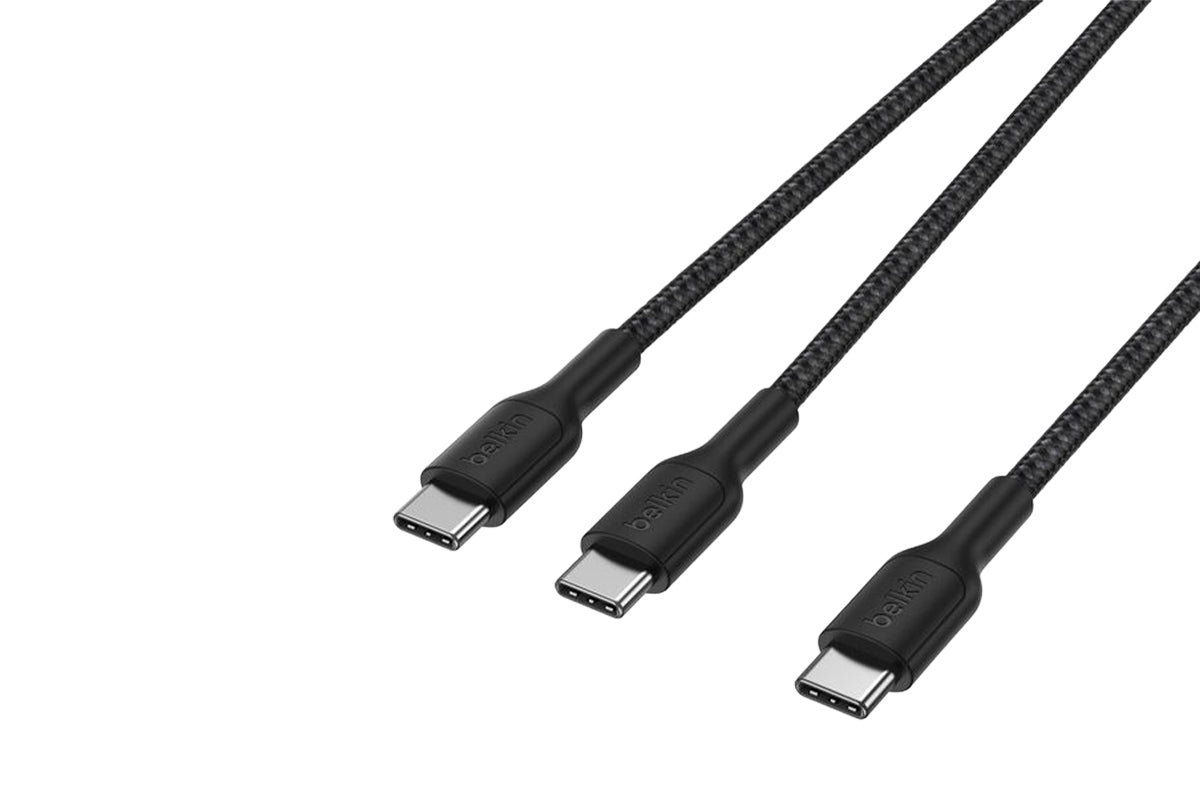 Belkin Braided USB-C to Dual USB-C Cable | 1.5m | Black-3