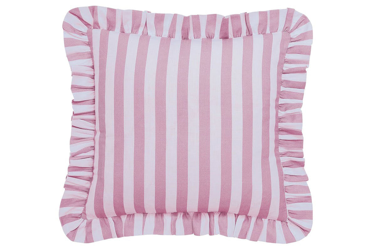 Secret Garden | Candy Stripe Cushion | Pink | 40 x 40 cm-3