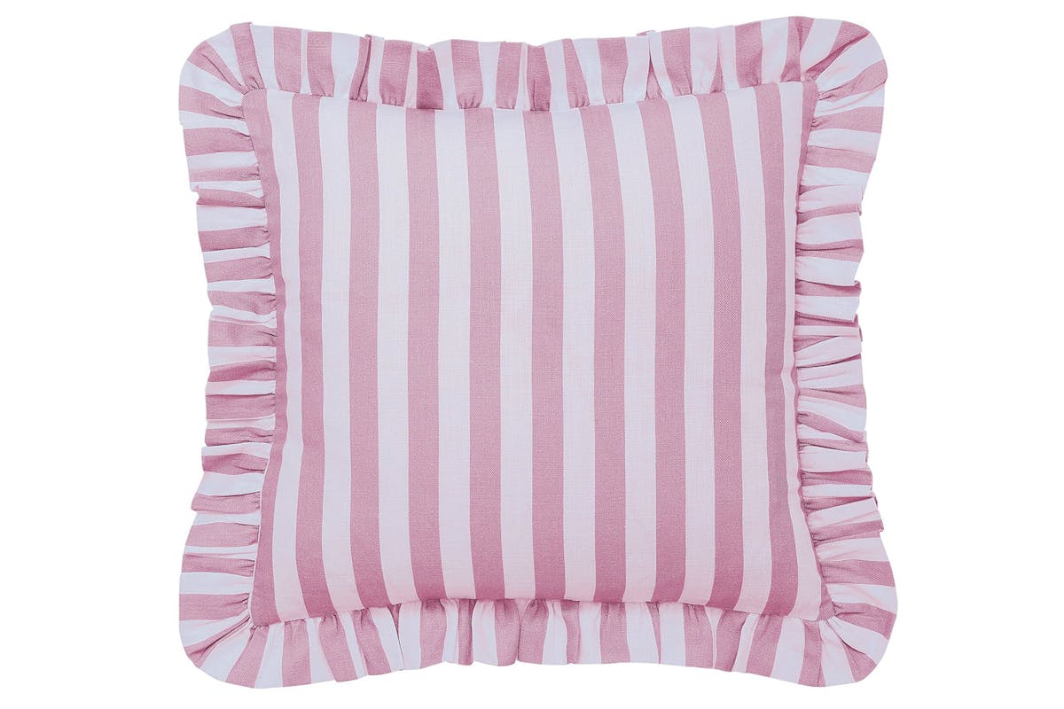 Candy Stripe Cushion | Pink | 40 x 40 cm