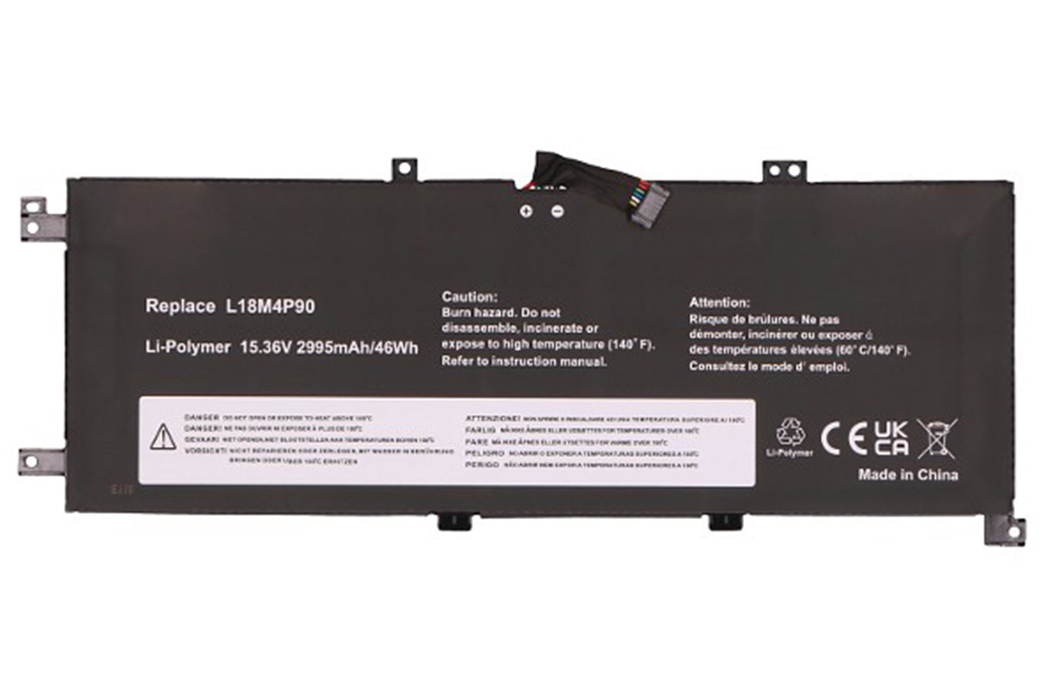 2-Power Main Battery Pack 15.36V 2995mAh