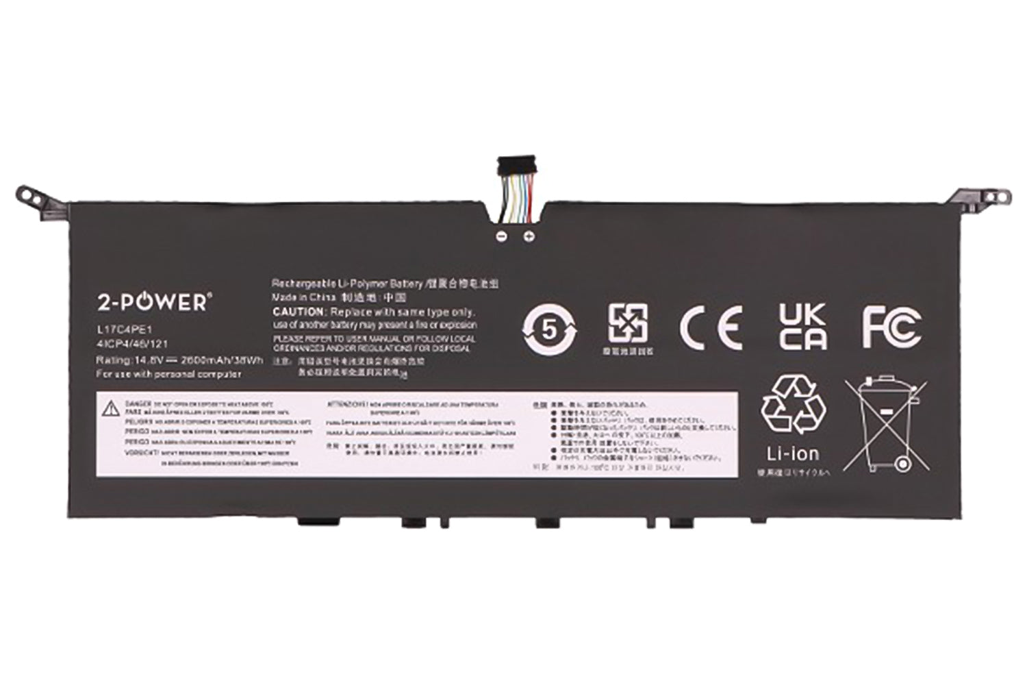 2-power Cbp3866a Main Battery Pack 14.8v 2600mah