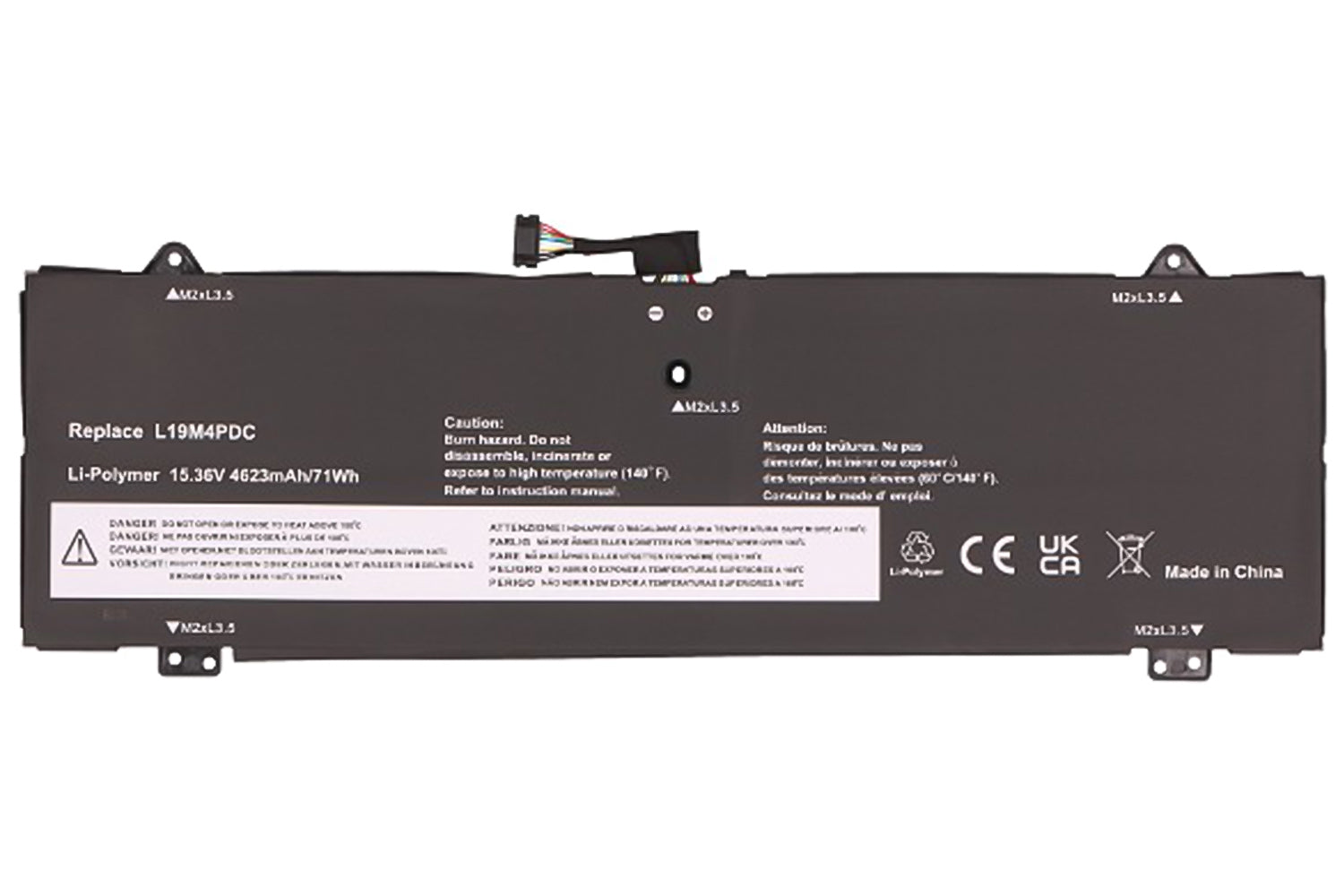 2-Power Main Battery Pack 15.36V 4623mAh
