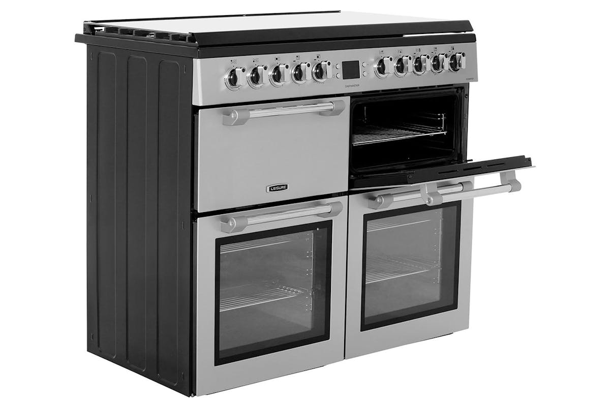 Leisure Chefmaster 100cm Dual Fuel Range Cooker | CC100F521K | Black-4