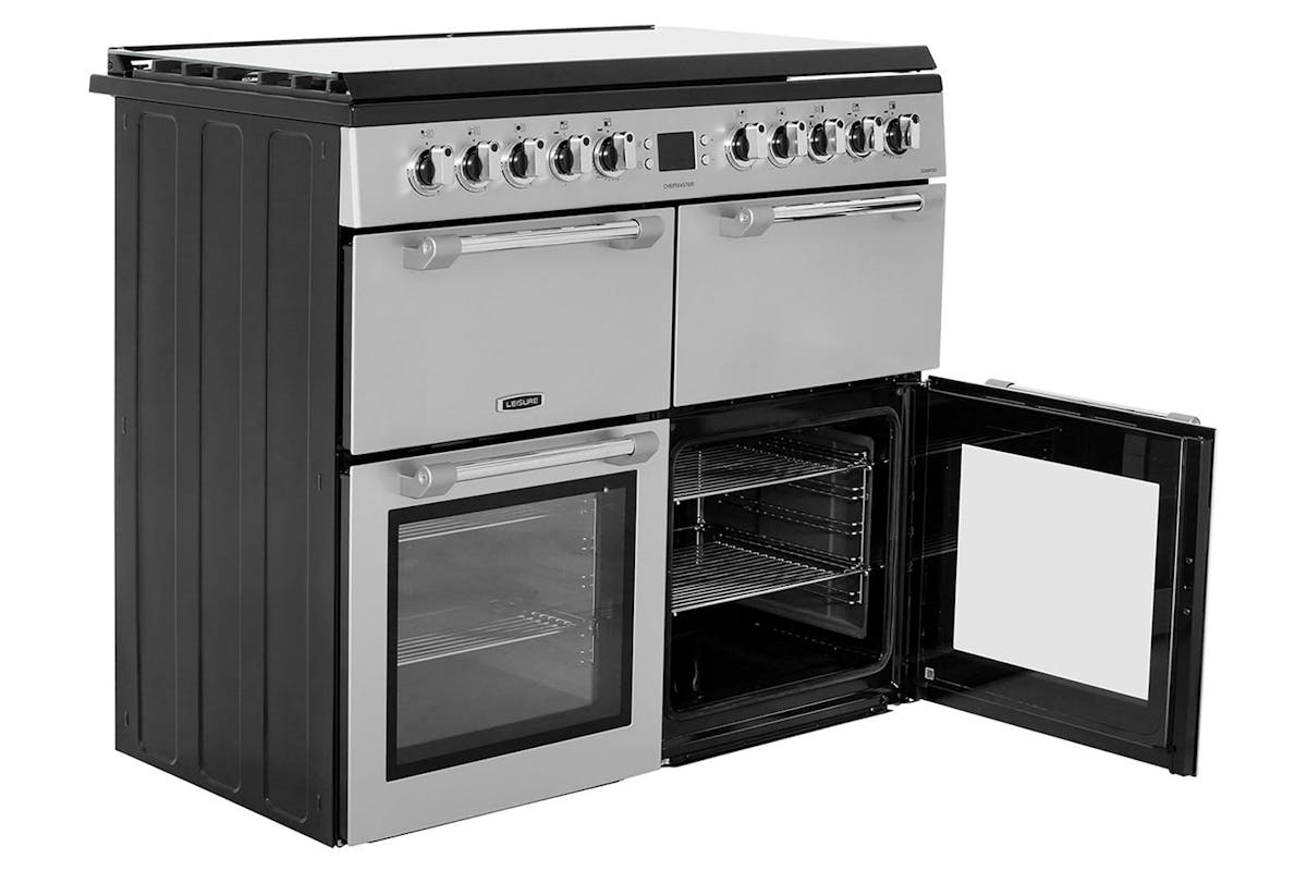 Leisure Chefmaster 100cm Dual Fuel Range Cooker | CC100F521K | Black-5