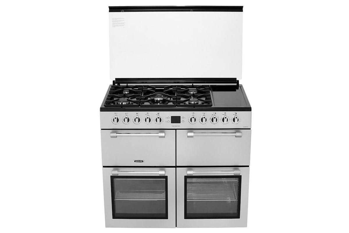 Leisure Chefmaster 100cm Dual Fuel Range Cooker | CC100F521K | Black-6