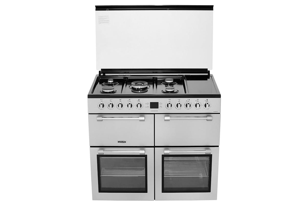 Leisure Chefmaster 100cm Dual Fuel Range Cooker | CC100F521K | Black-7