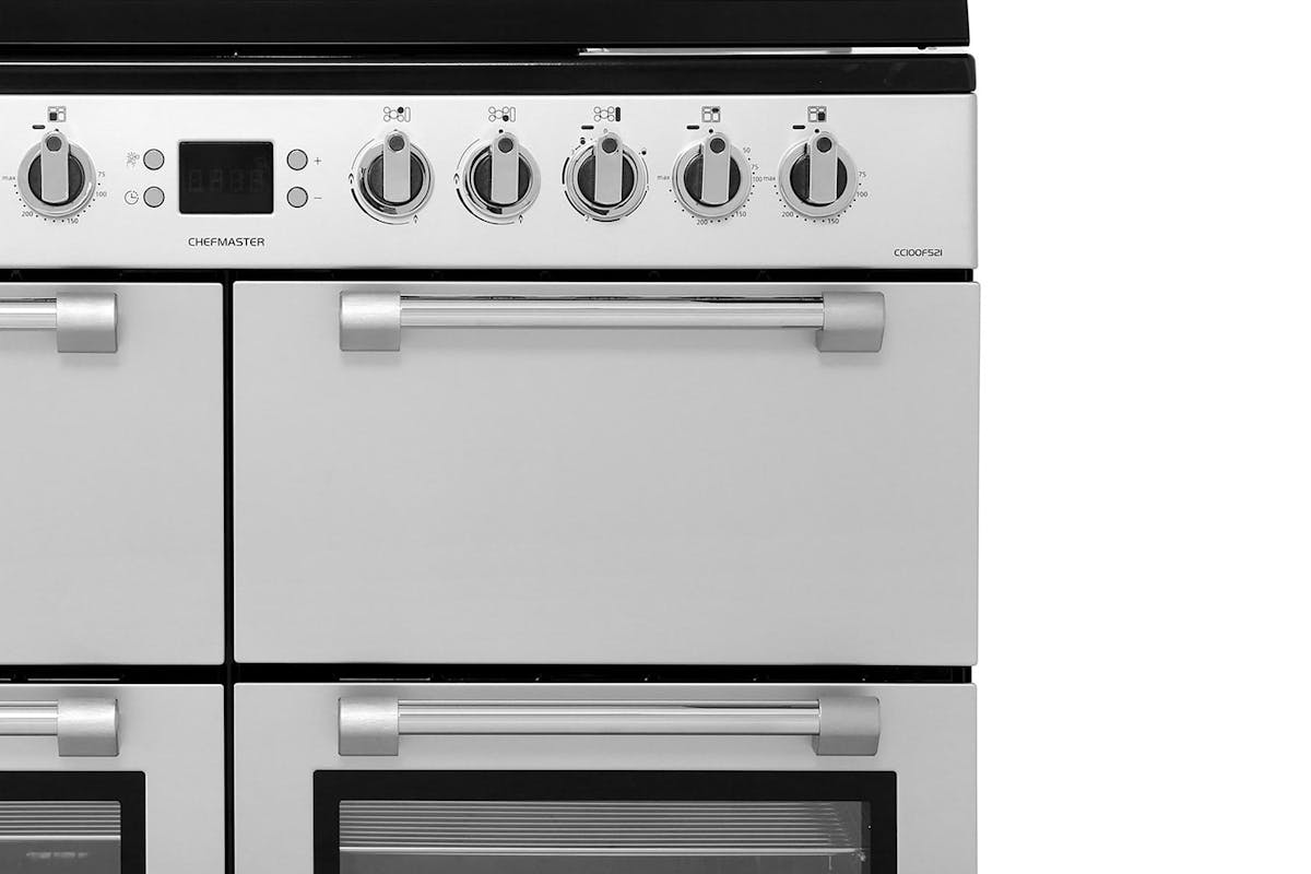 Leisure Chefmaster 100cm Dual Fuel Range Cooker | CC100F521K | Black-9