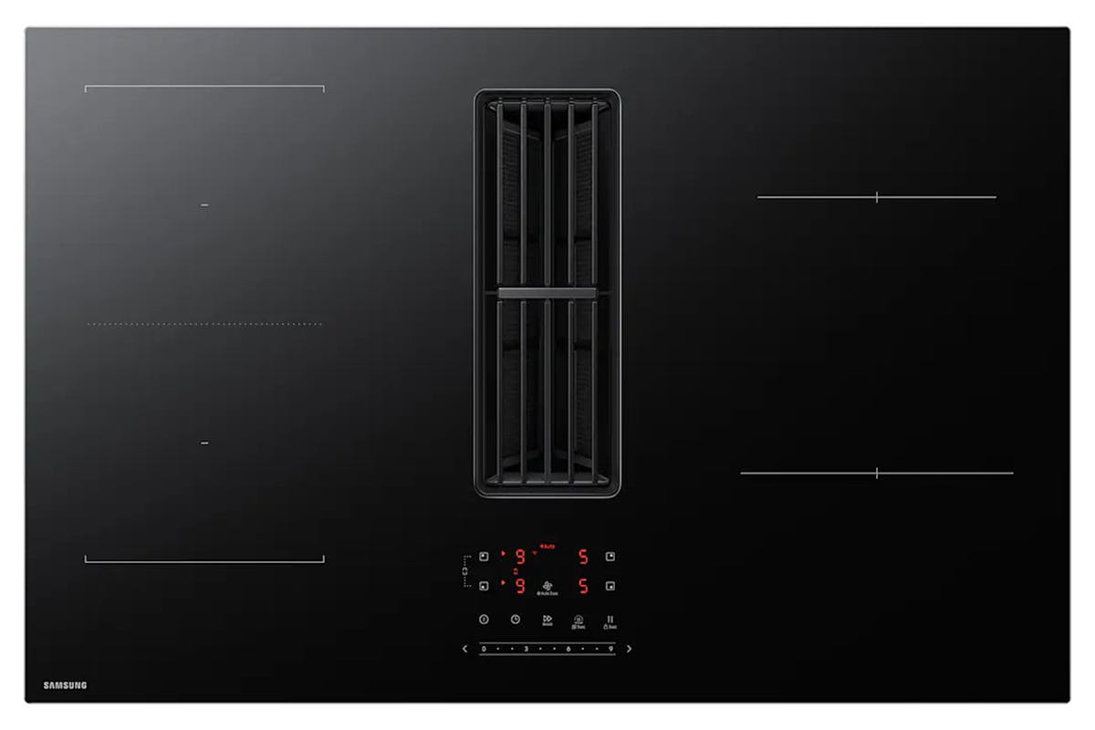Samsung 80cm Built-in Vented Induction Hob with Hood | CC90H84PADUR