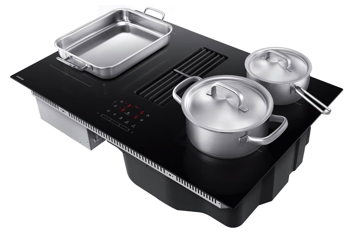 Samsung 80cm Built-in Vented Induction Hob with Hood | CC90H84PADUR-5