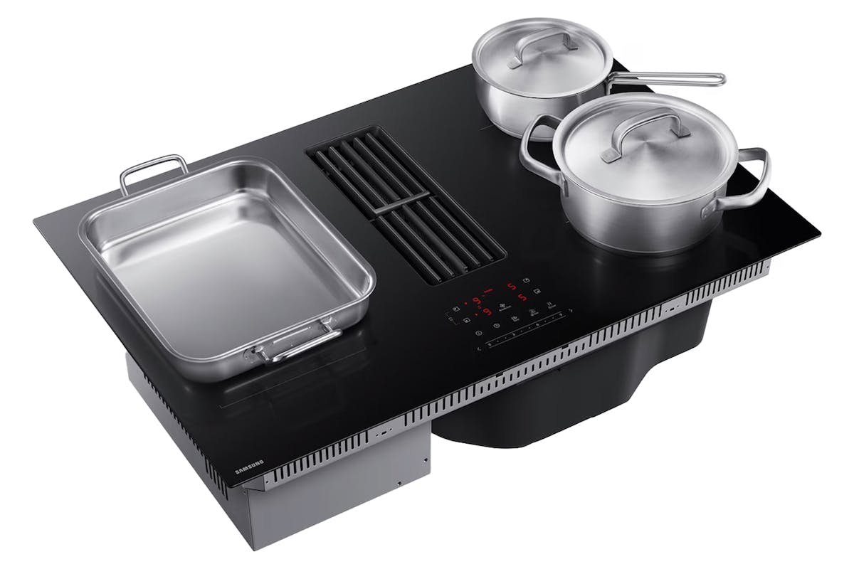 Samsung 80cm Built-in Vented Induction Hob with Hood | CC90H84PADUR-7