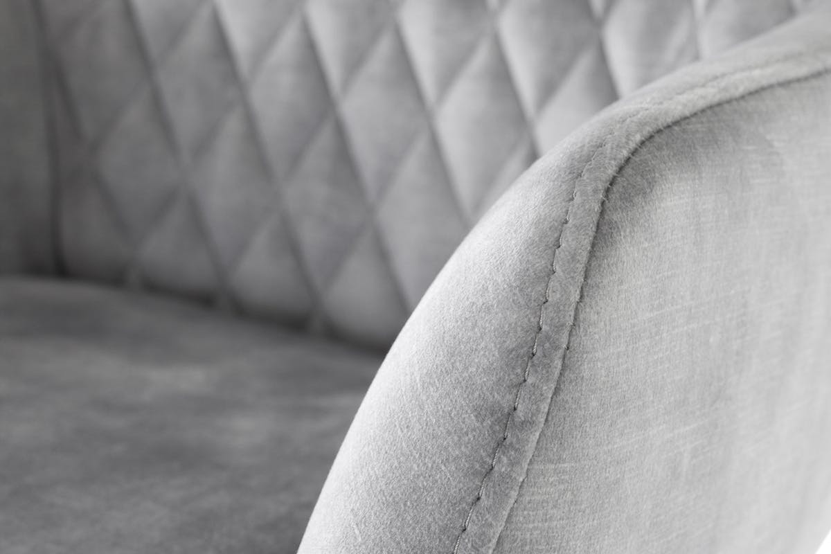 Celine Counter Stool | Swivel | Silver-5