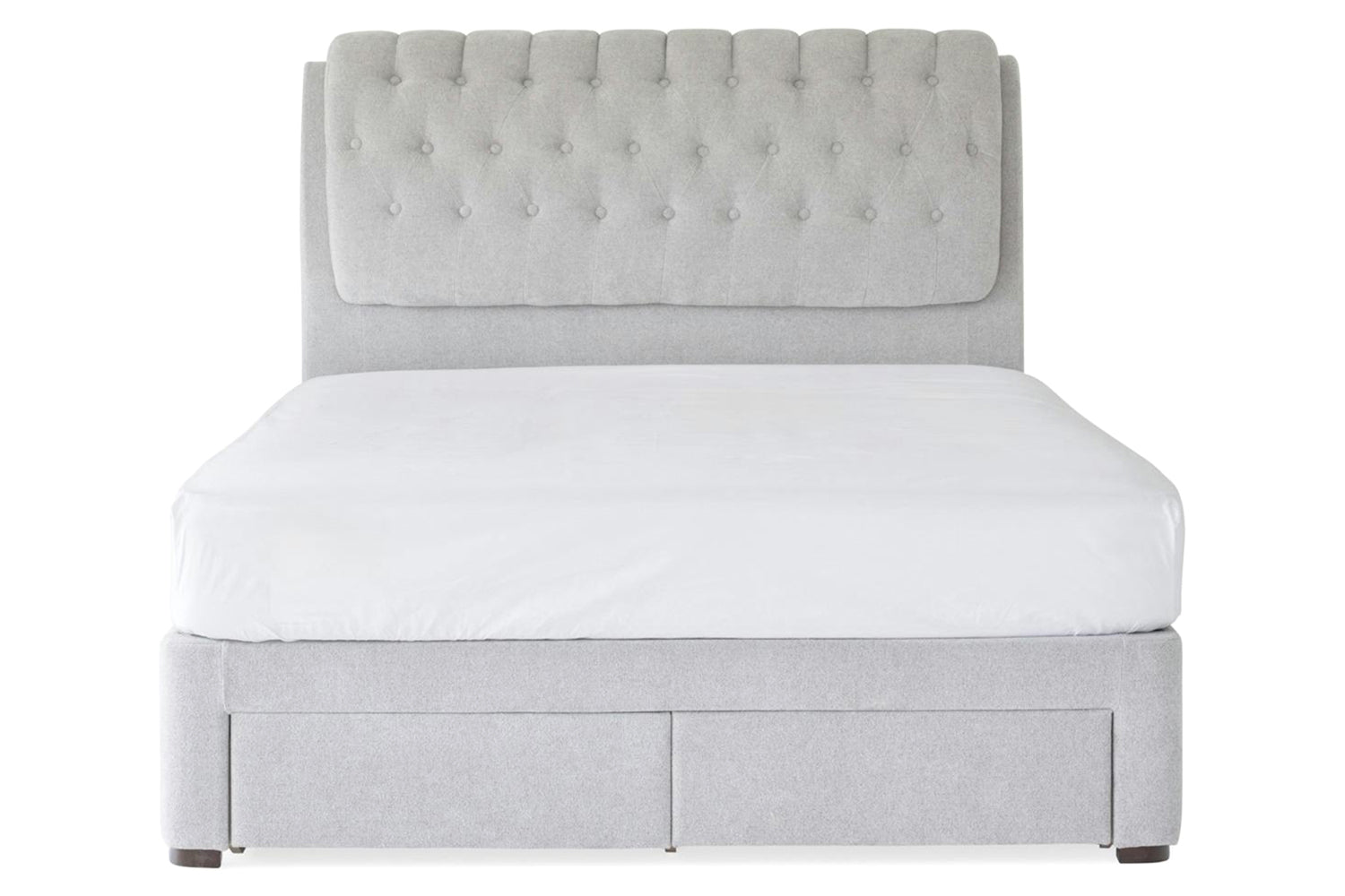 Duval Regency Bed Frame with 4 Drawers | Super King | 6ft | Oyster-2