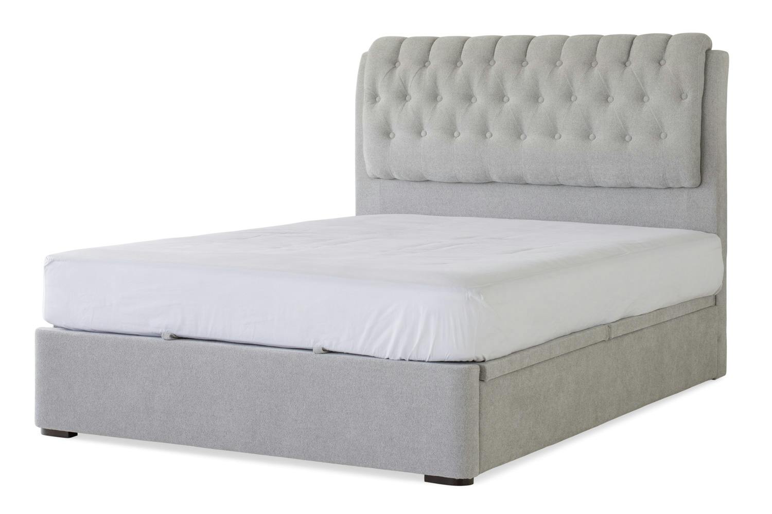 Duval Regency Ottoman Bed | King | 5ft | Oyster-4