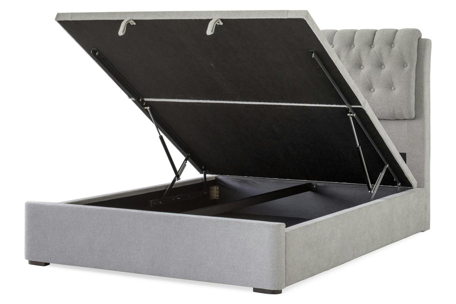 Duval Regency Ottoman Bed | Super King | 6ft | Oyster-6