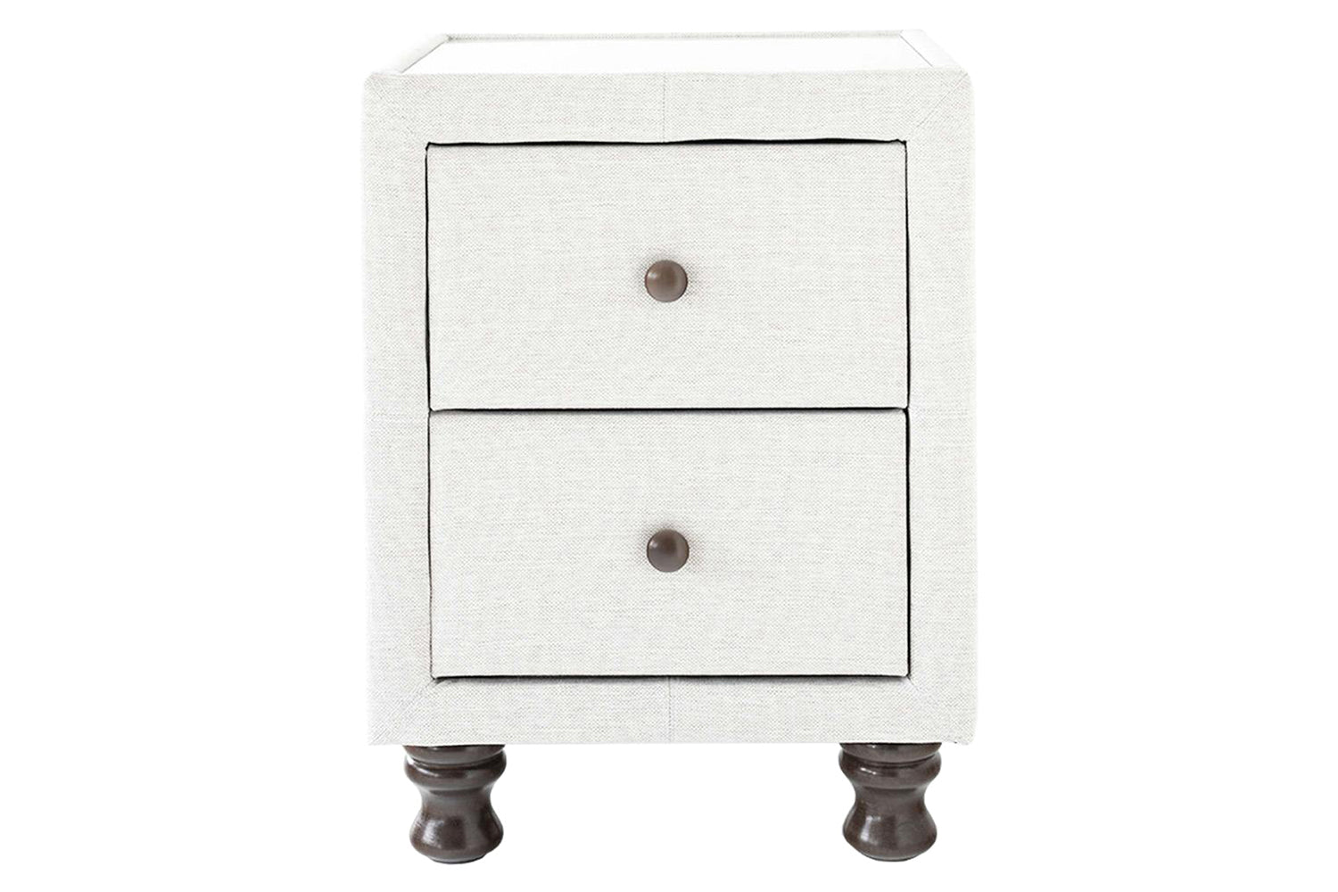 Shelbourne Bedside Locker | 2 Drawer | Oat