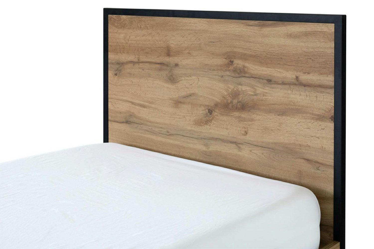 Zion Bed Frame | Single | 3ft | Oak Effect-4