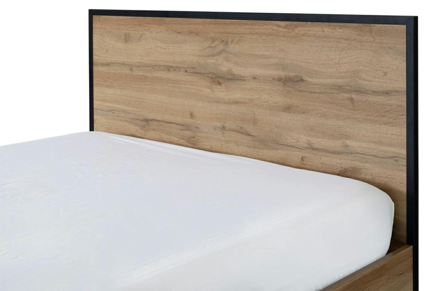 Zion Bed Frame | Small Double | 4ft | Oak Effect-5