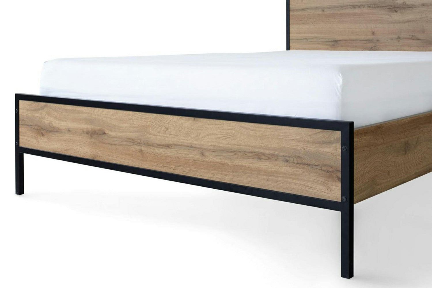 Zion Bed Frame | Small Double | 4ft | Oak Effect-6
