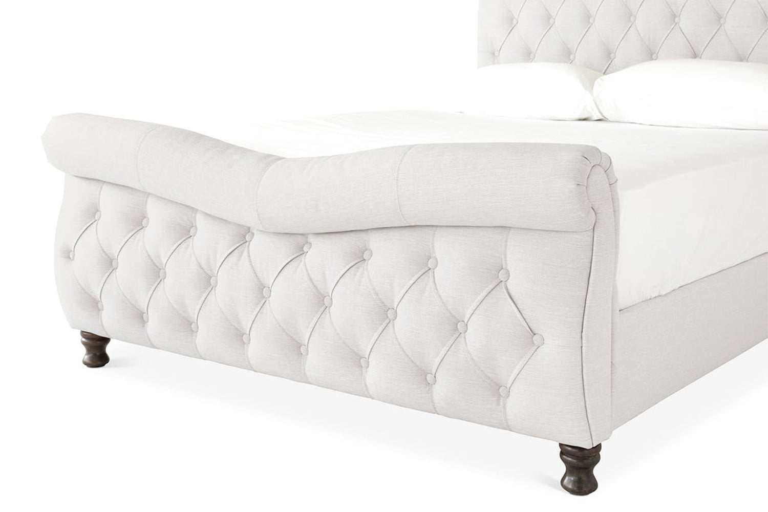 Shelbourne Bed Frame | Super King | 6ft | Oat-6
