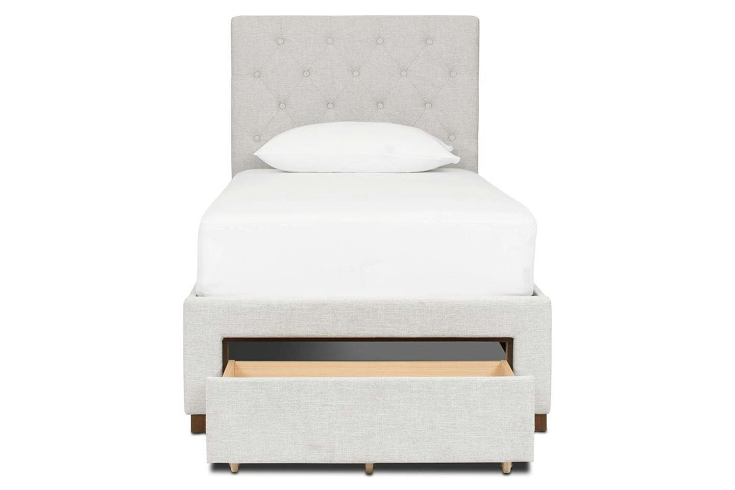 Brandon Bed Frame | Single | 3ft | Grey-2