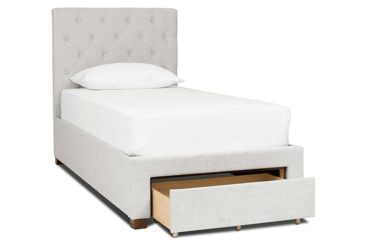 Brandon Bed Frame | Single | 3ft | Grey-4