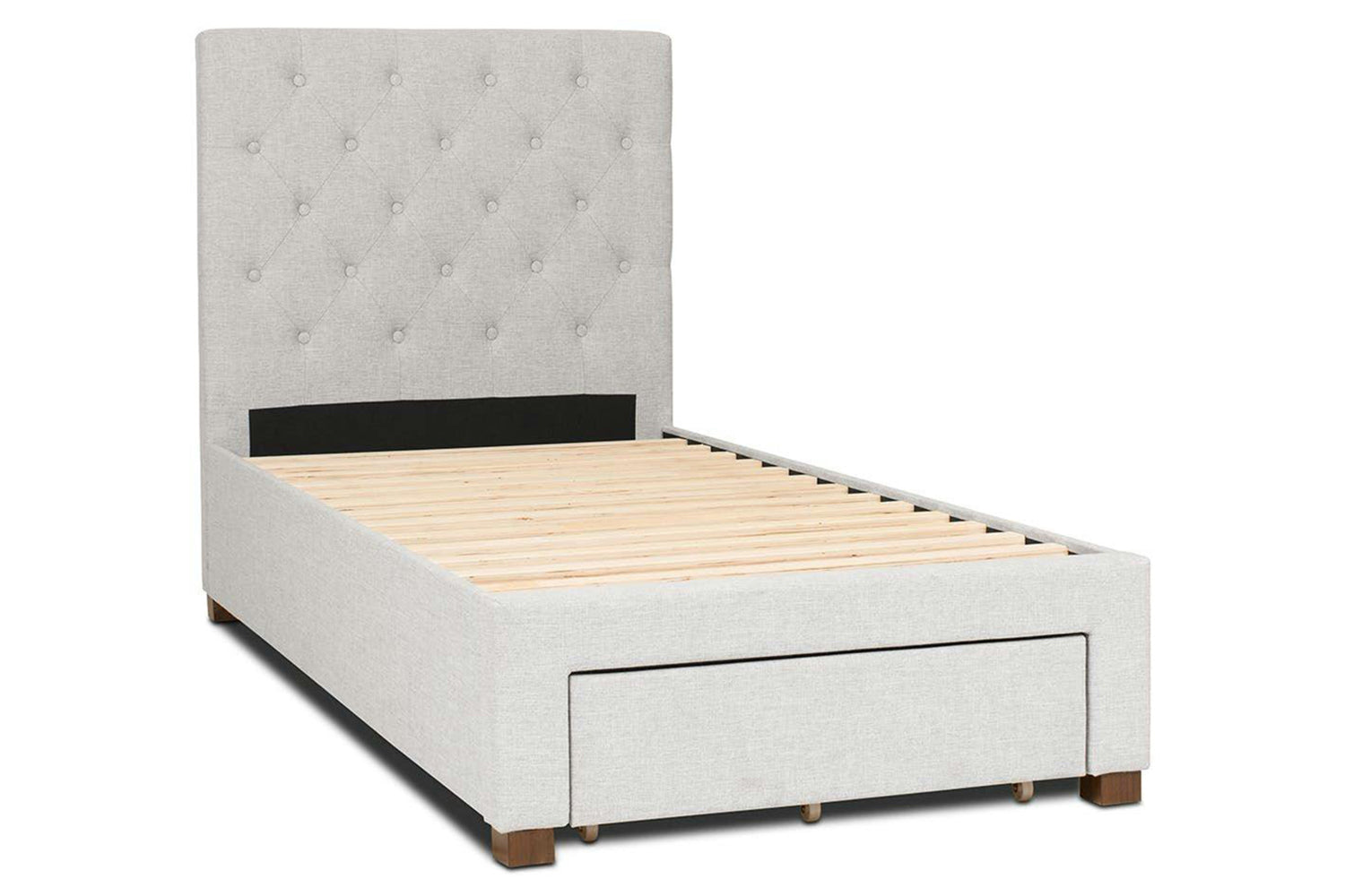 Brandon Bed Frame | Single | 3ft | Grey-6