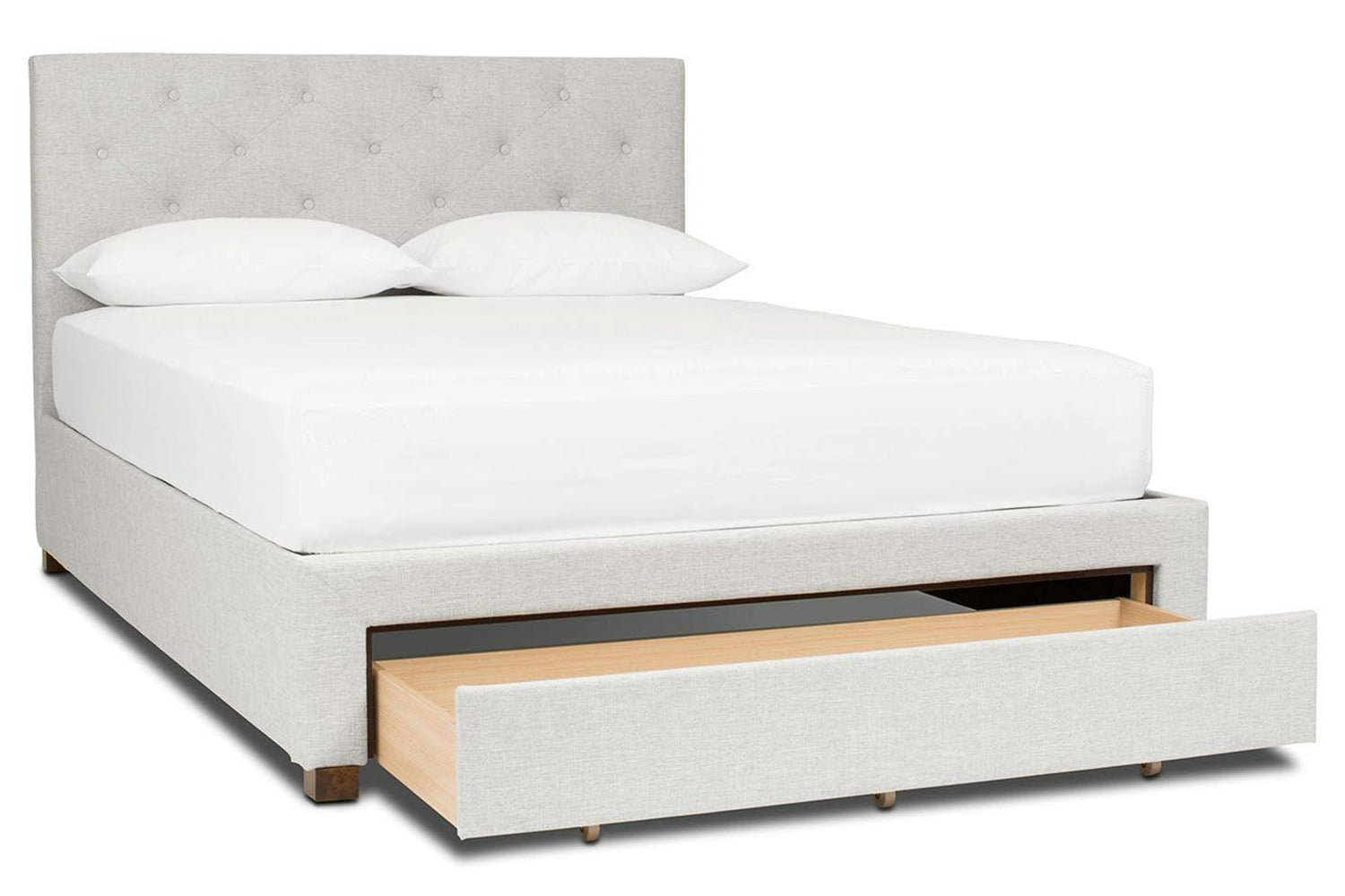 Brandon Bed Frame | Small Double | 4ft | Grey-4