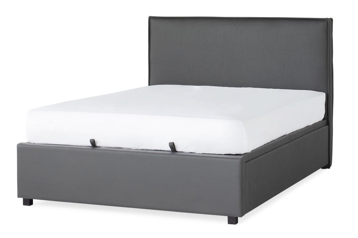 Kale Ottoman Bed | Double | 4ft6 | Matt Black-4