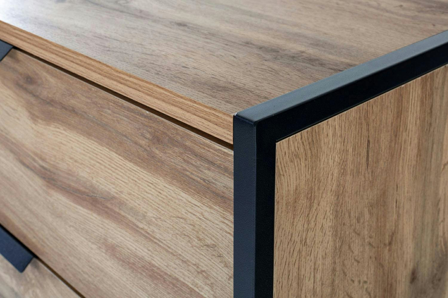 Zion Chest Of Drawer | 4 Drawer | Oak Effect-8