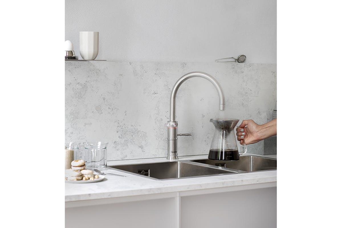Quooker Classic Fusion Round Tap | Stainless Steel | CFNRSST-2