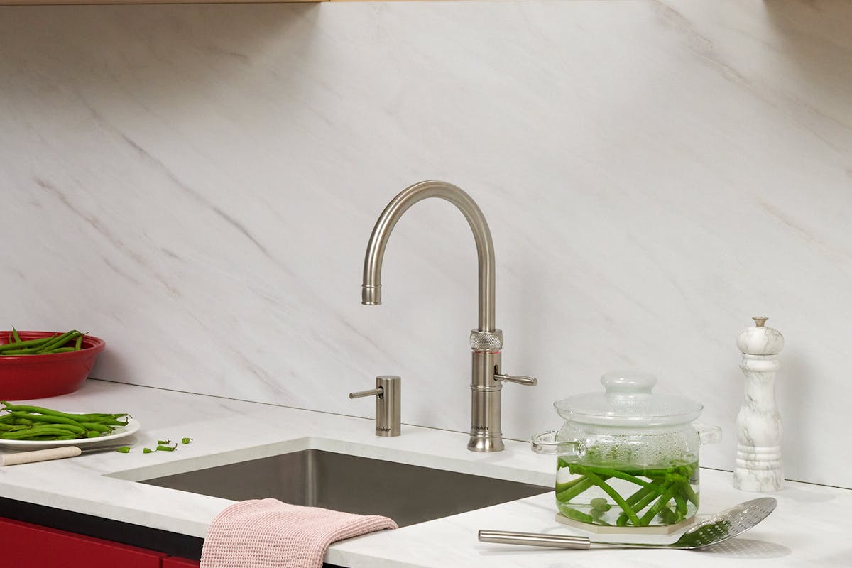 Quooker Classic Fusion Round Tap | Stainless Steel | CFNRSST-7