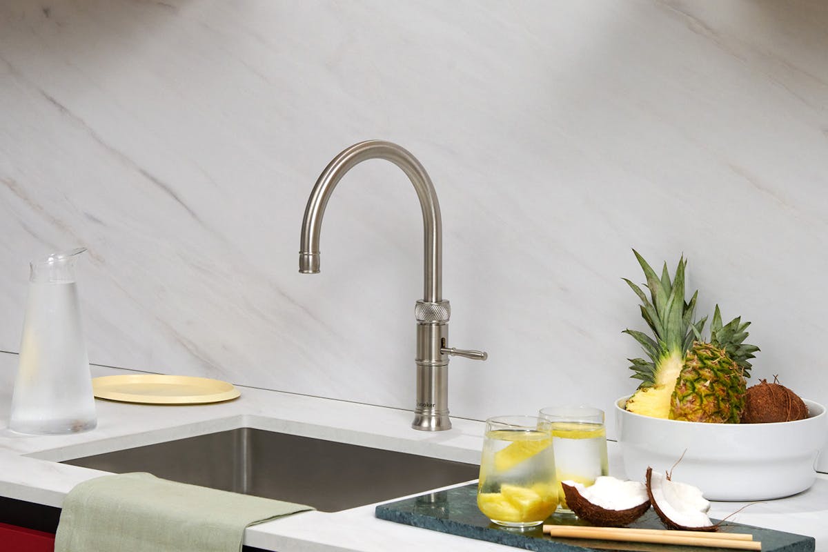 Quooker Classic Fusion Round Tap | Stainless Steel | CFNRSST-8