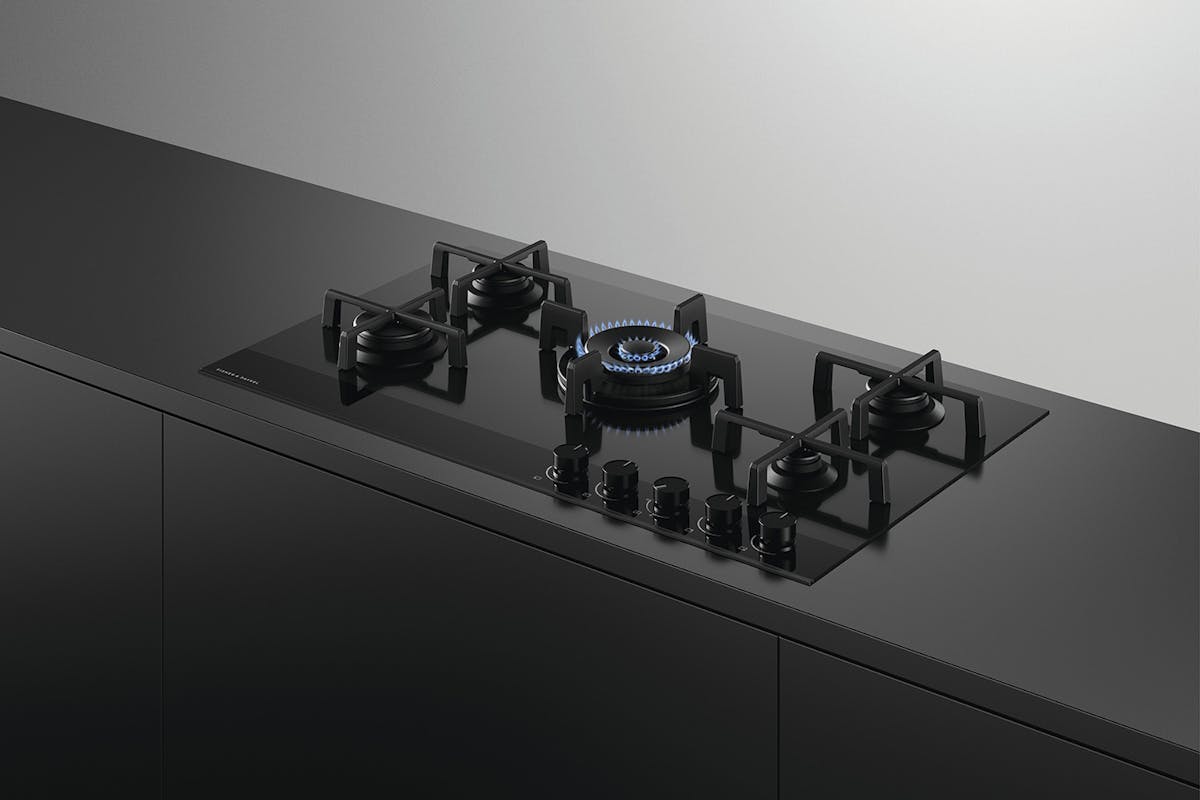 Fisher & Paykel Series 9 90cm Gas on Glass Hob | CG905DNGGB4-2