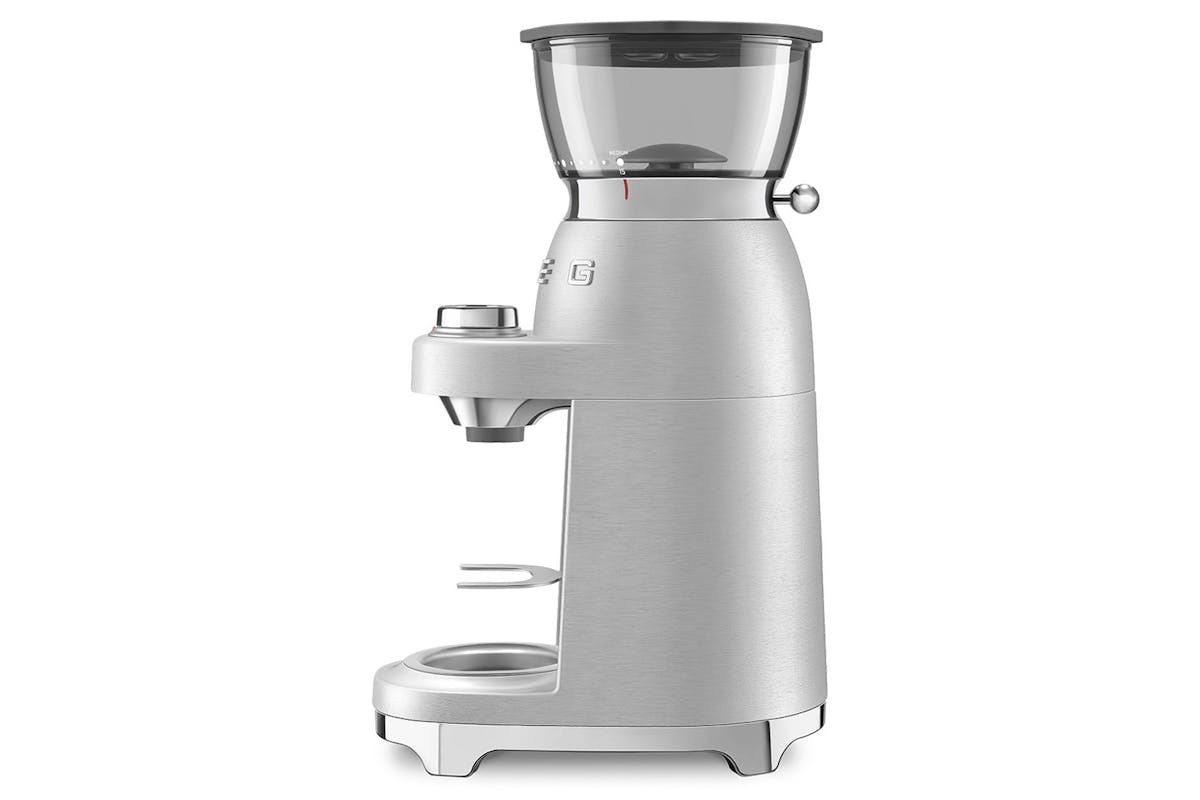 Smeg 50's Style Coffee Grinder | CGF02SSUK | Aluminium-2