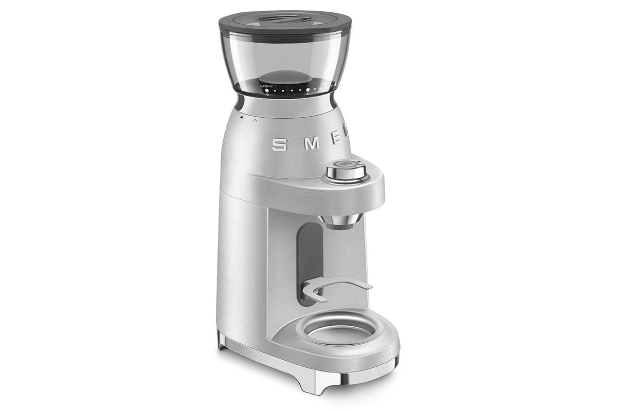 Smeg 50's Style Coffee Grinder | CGF02SSUK | Aluminium-4