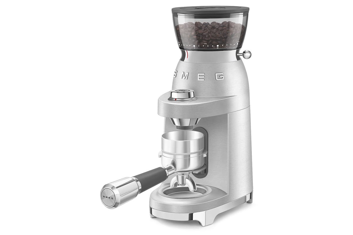 Smeg 50's Style Coffee Grinder | CGF02SSUK | Aluminium-6